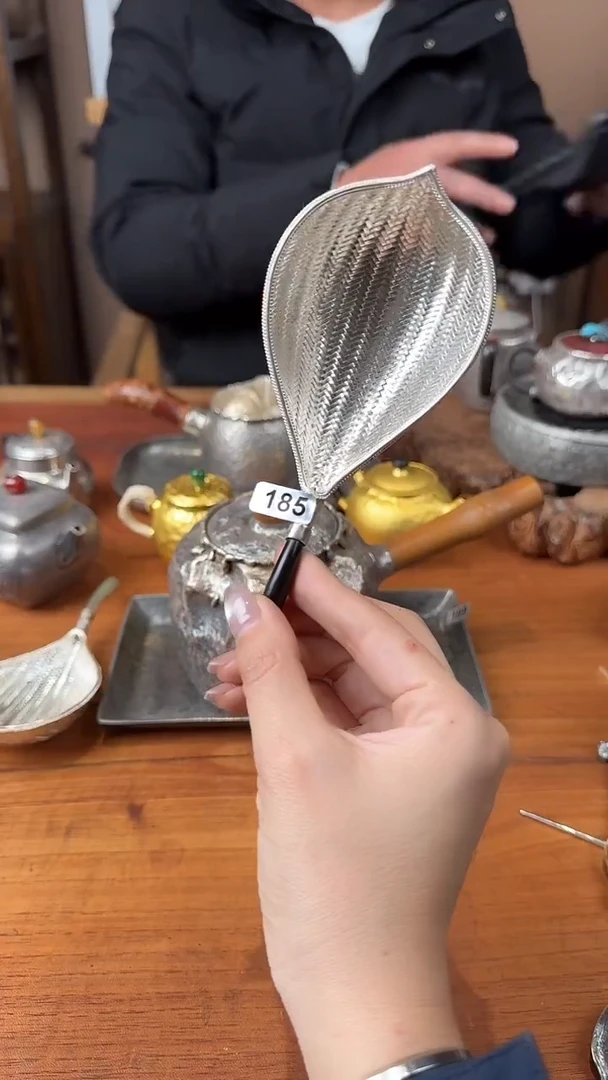 板娘的茶纯手工纯银茶具185