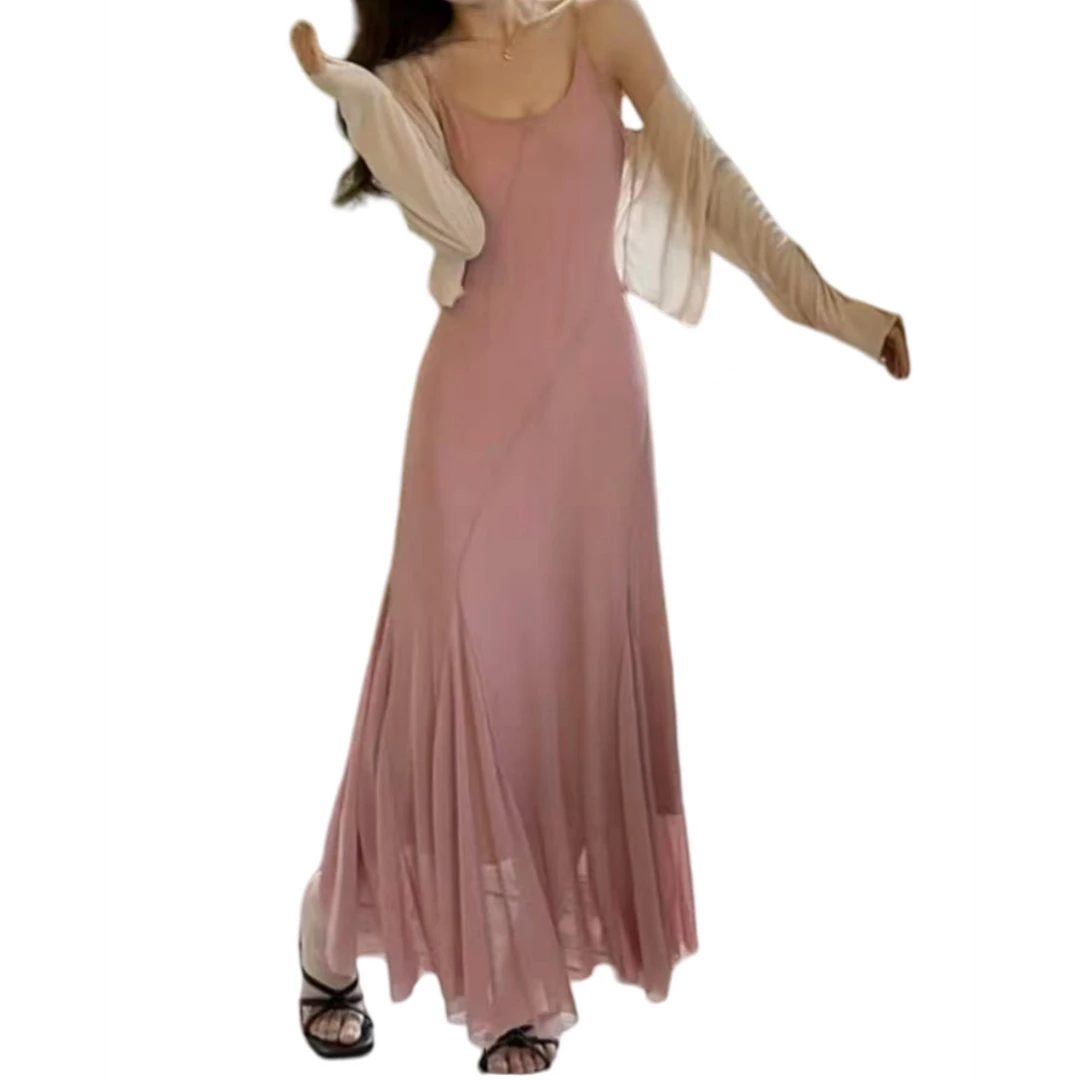 可可的郭《遮肉秘诀》吊带裙裙子