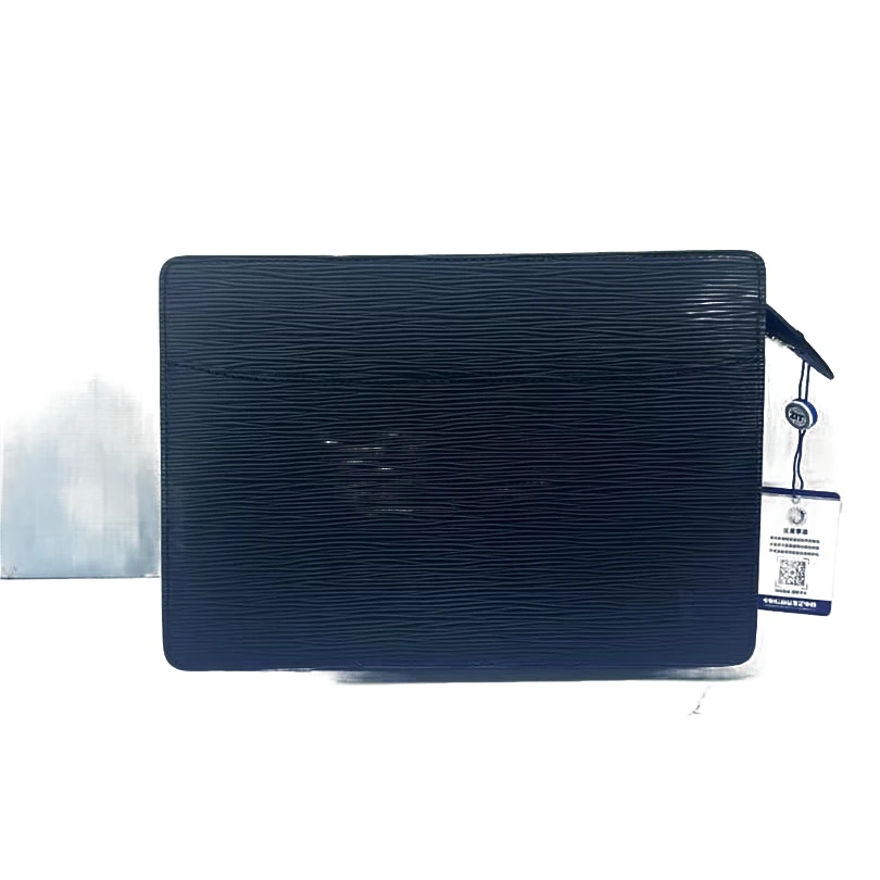 99新 LouisVuitton/路易威登 LV//经典黑色水波纹经典手拿包（133）