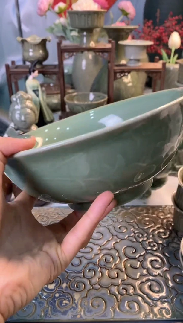 【闪购商品】b000019微瑕8.3英寸玉兰碗2只