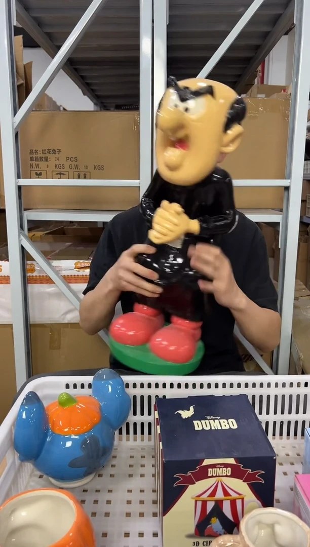 瓷片树脂格格巫大摆件