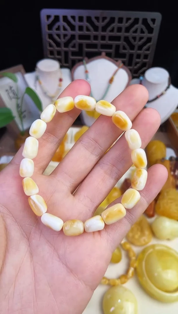 未镶嵌琥珀珠宝奇石柒月