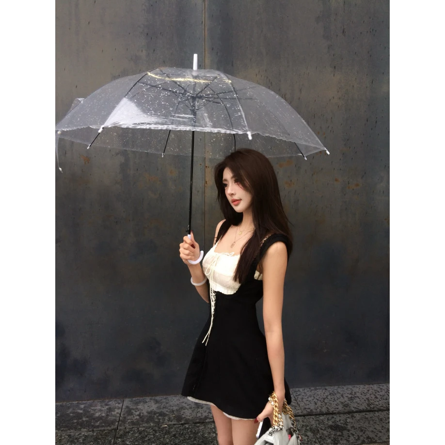 【赫本仲夏梦】甜美少女吊带裙感蕾丝花边收腰显瘦短裙配背带裙套装