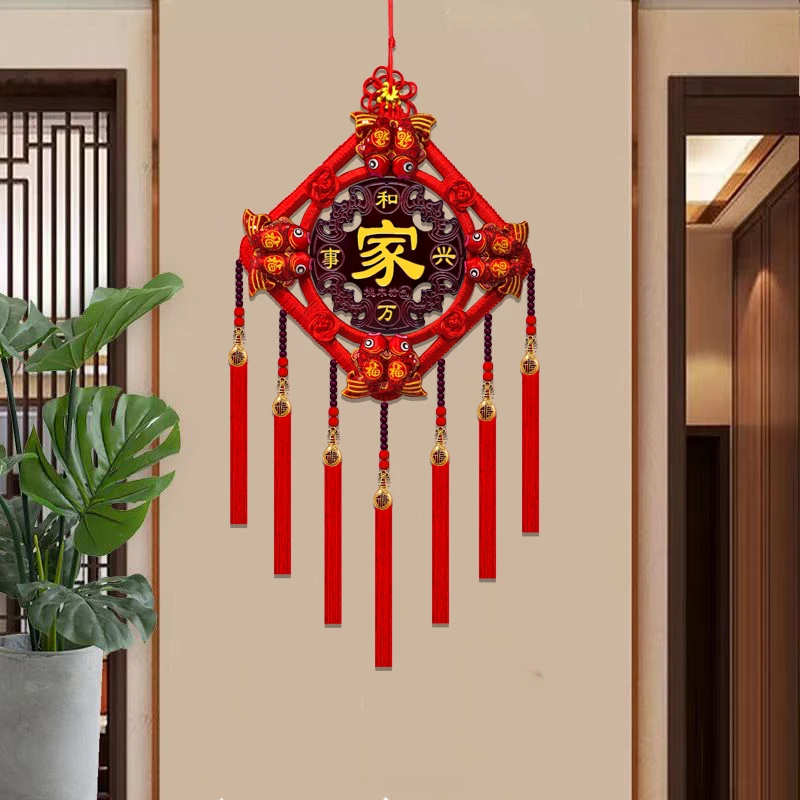 【包邮速发】2025新款中国结挂件装饰品电视墙沙发墙玄关挂饰