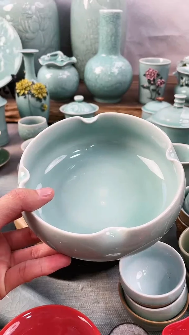 【闪购商品】特价 微瑕 慧仙青瓷