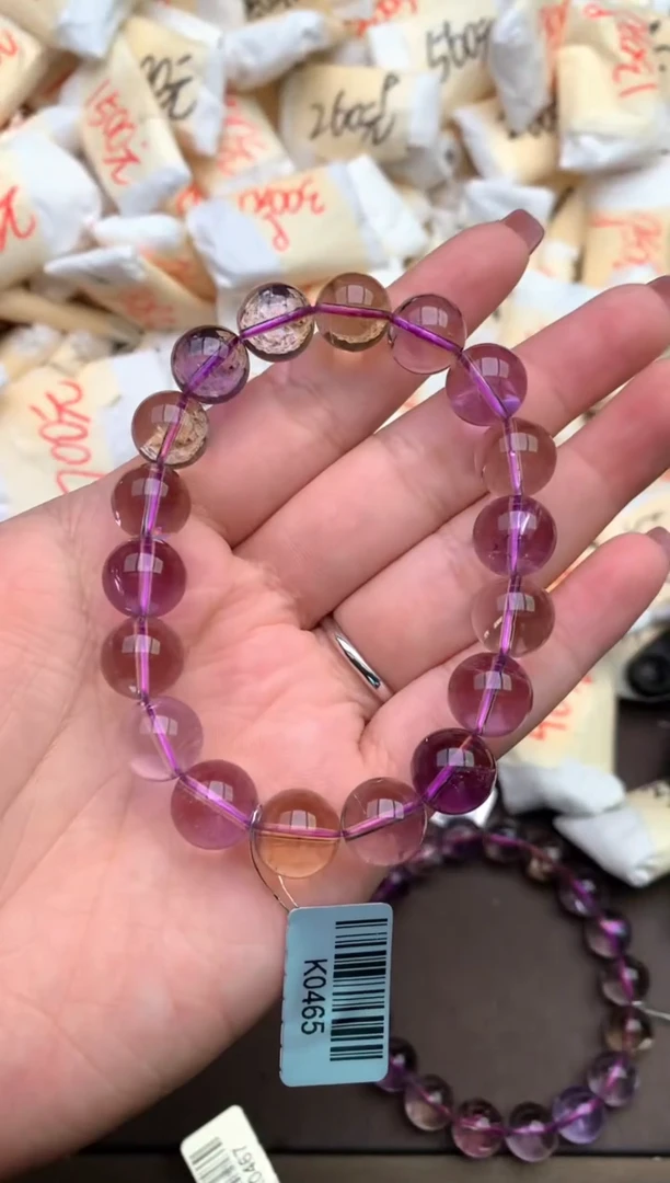 手串未镶嵌水晶紫黄晶