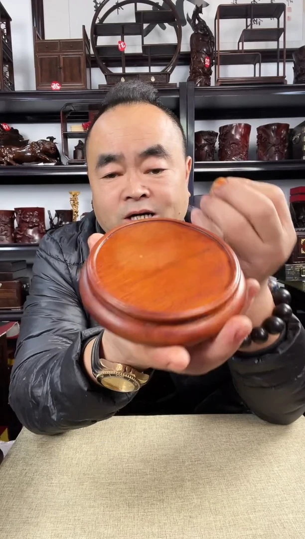 木黄新圆老李红木工艺品