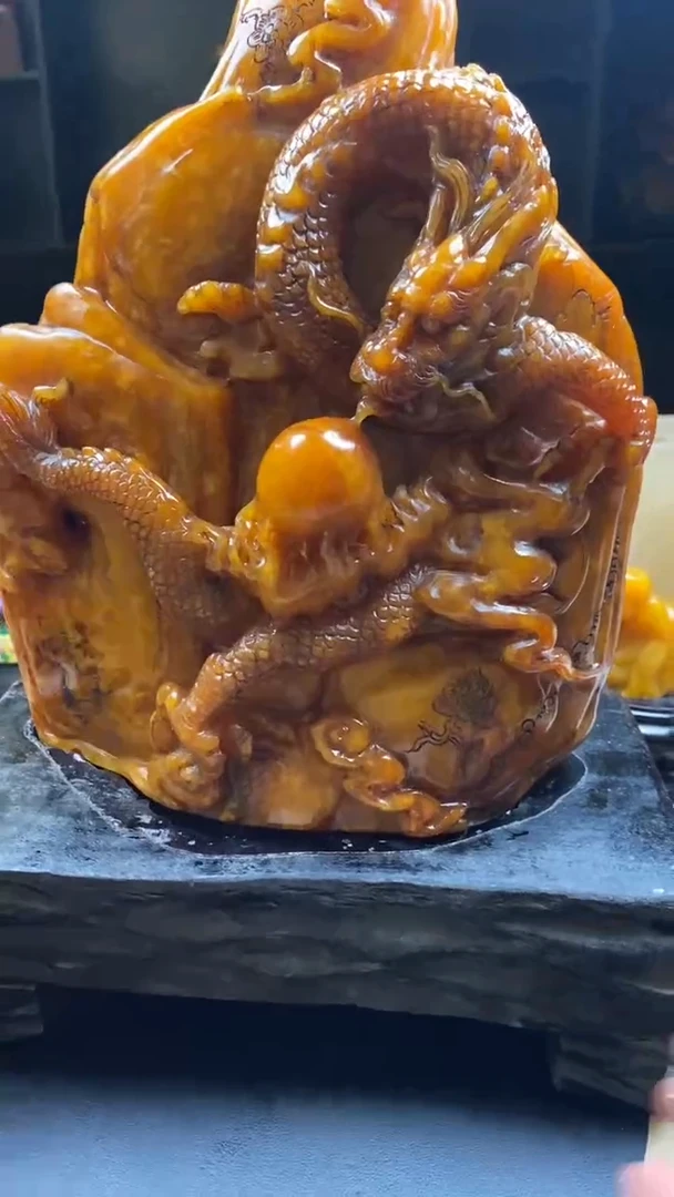 【闪购商品】寿山石印石田黄龙摆件