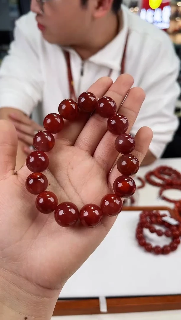 【闪购商品】南红玛瑙瓦西手串14+未镶嵌一个/条