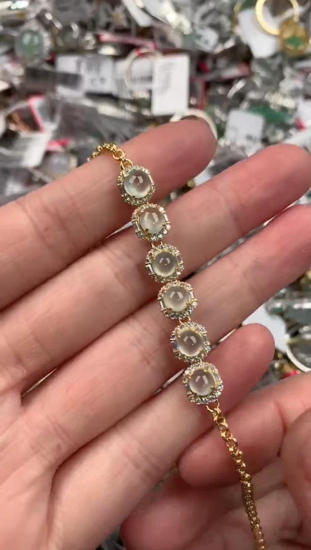 银S925镶嵌戒指翡翠777             6