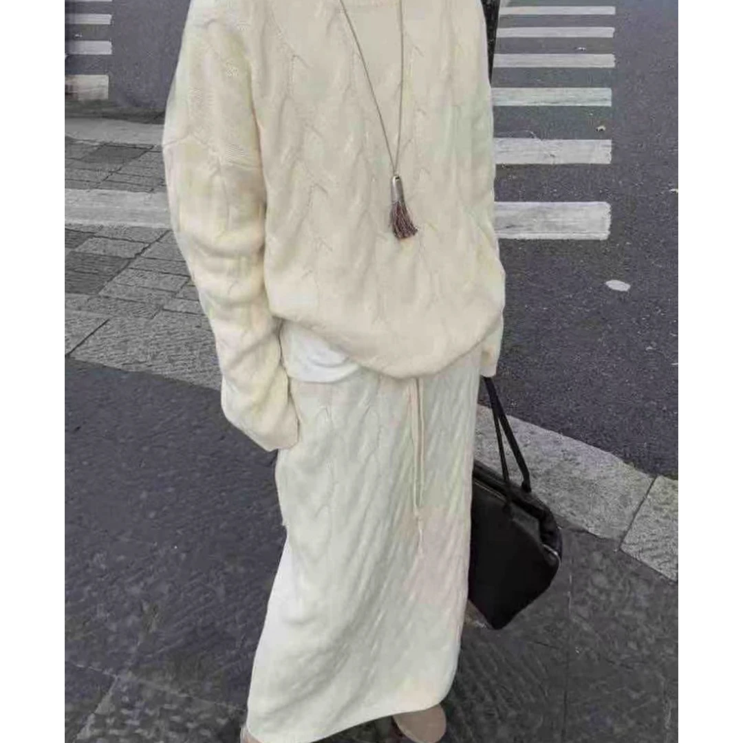 【12127】伊#长袖上衣+半身裙【套装】