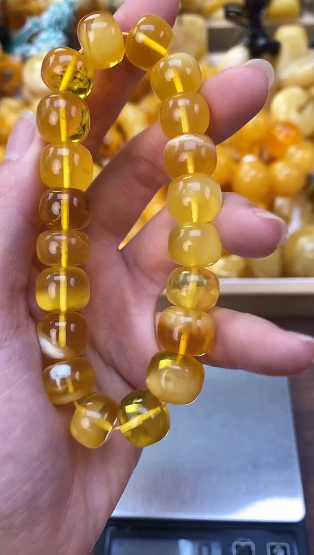 裸石琥珀未镶嵌天然琥珀蜜蜡