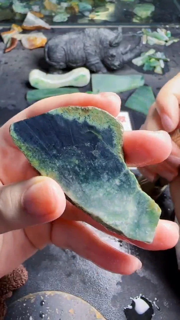 未镶嵌挂件翡翠鱼*天然翡翠025