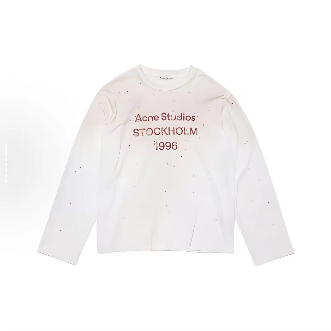 Acne 1996系列新春限定水钻长袖