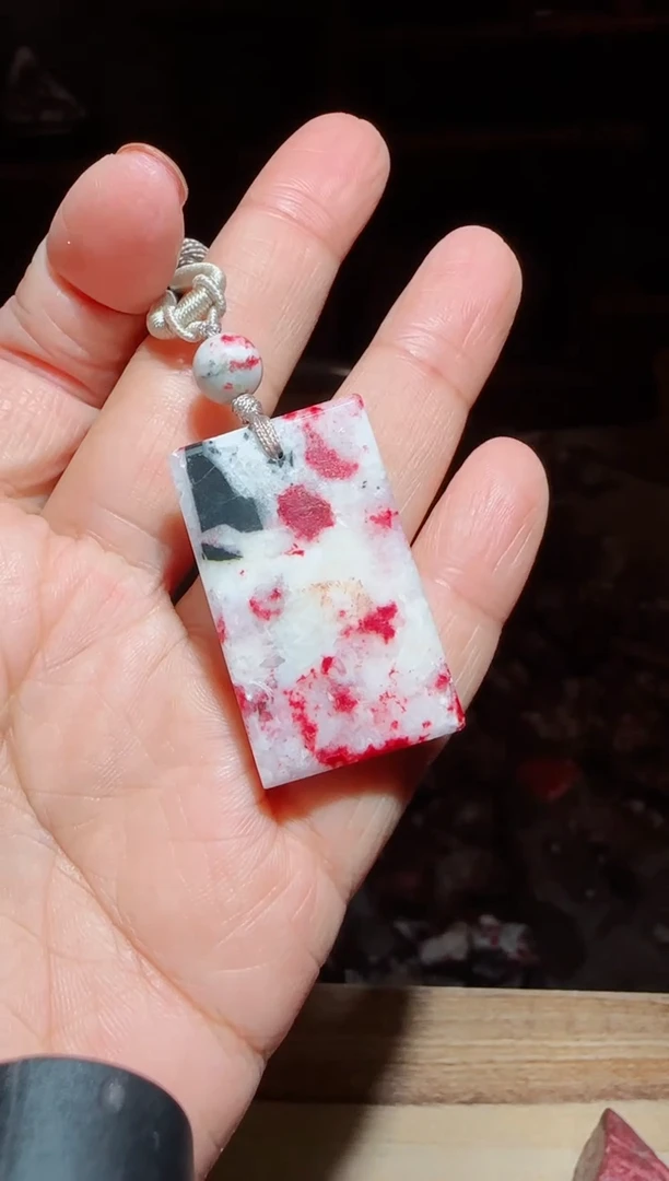 天然辰砂朱砂吊坠20