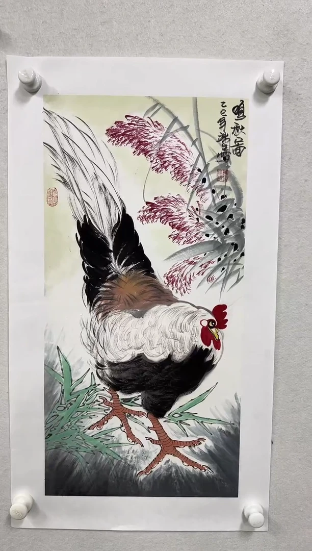 国画老师亲笔国画作品
