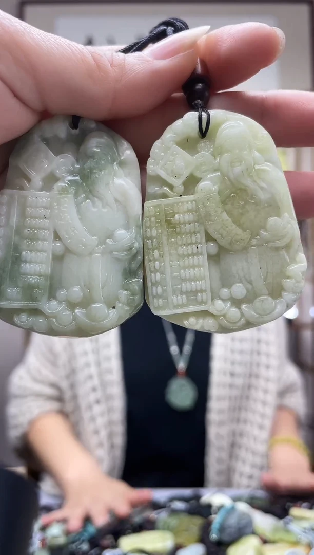 未镶嵌岫玉吊坠·