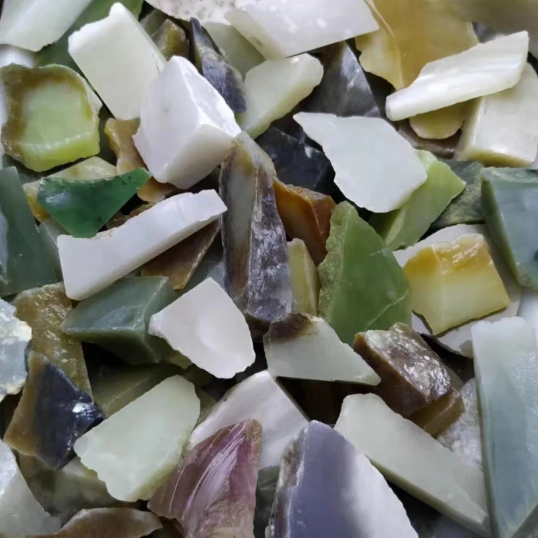 金山且末糖白料鱼缸石随机发