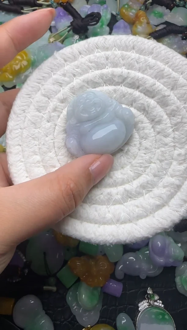 颈饰未镶嵌翡翠缅甸翡翠吊坠