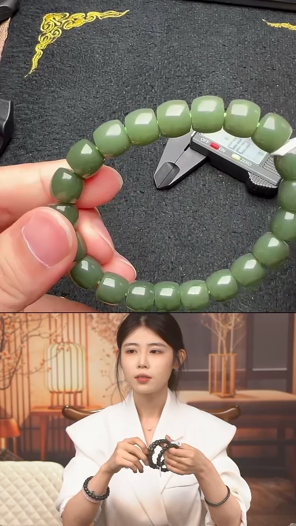 手链未镶嵌和田玉JLS0001青黄口直切