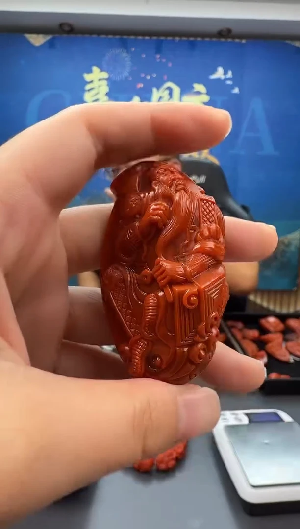 未镶嵌雕刻南红玛瑙130ZB0925产品一个