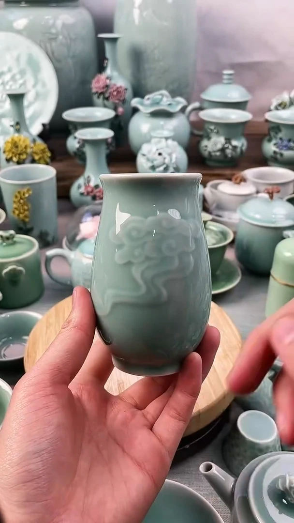 【闪购商品】特价 微瑕 慧仙青瓷