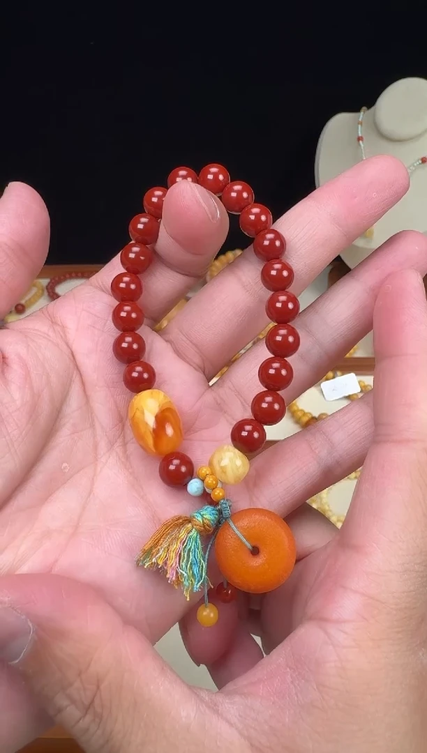 未镶嵌手链南红玛瑙瓦西牛血红