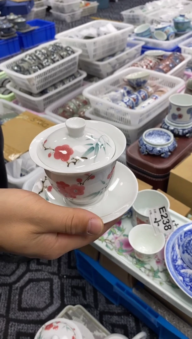 陶瓷景德陶瓷茶具容量约150