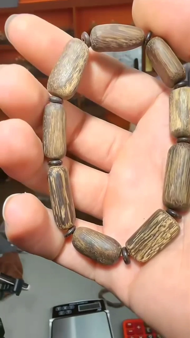 沉香手串b4号沉水文莱15g多样性发一