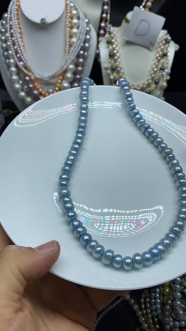 淡水珍珠未镶嵌颈饰多人