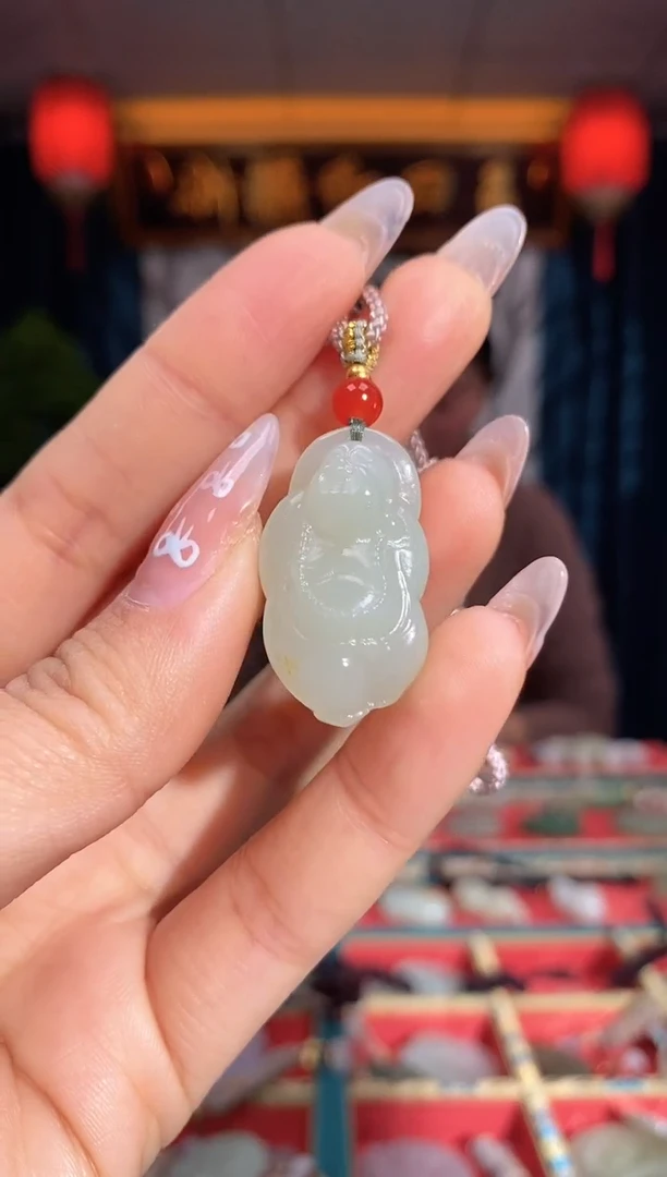 【闪购商品】和田玉颈饰未镶嵌站佛