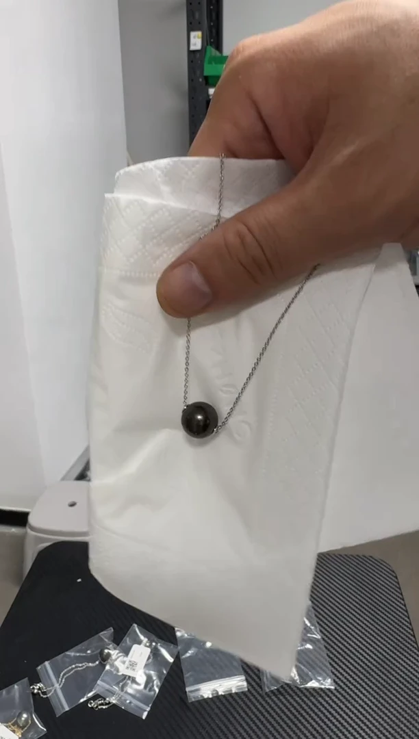 银S925镶嵌海水珍珠吊坠(赠链)10-11mm 大溪地路路通