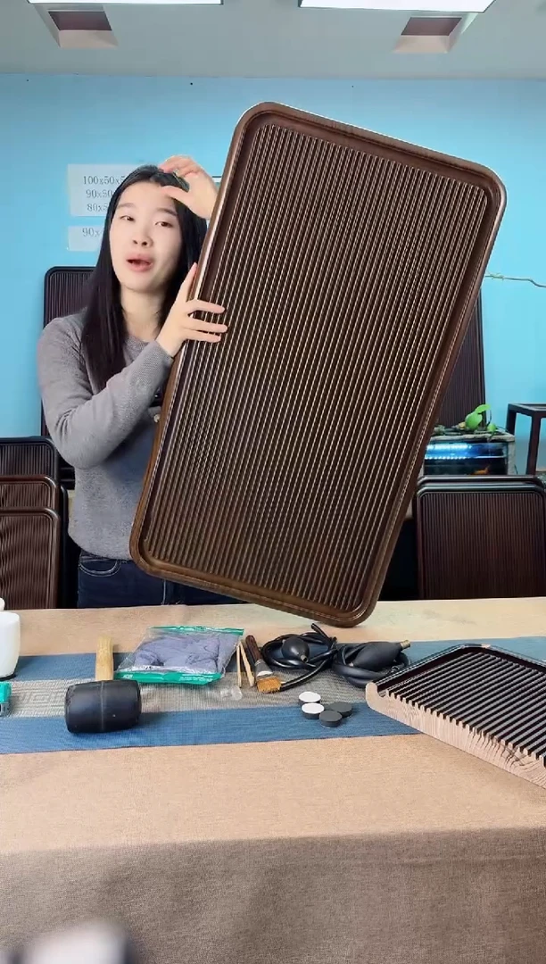 80*45*4大海黄褐色款式茶盘