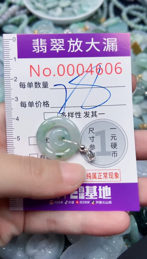 颈饰未镶嵌翡翠4606