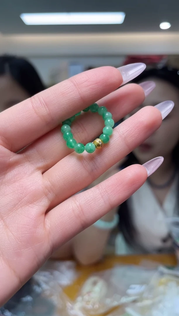 翡翠戒圈未镶嵌（多样性单个发货）