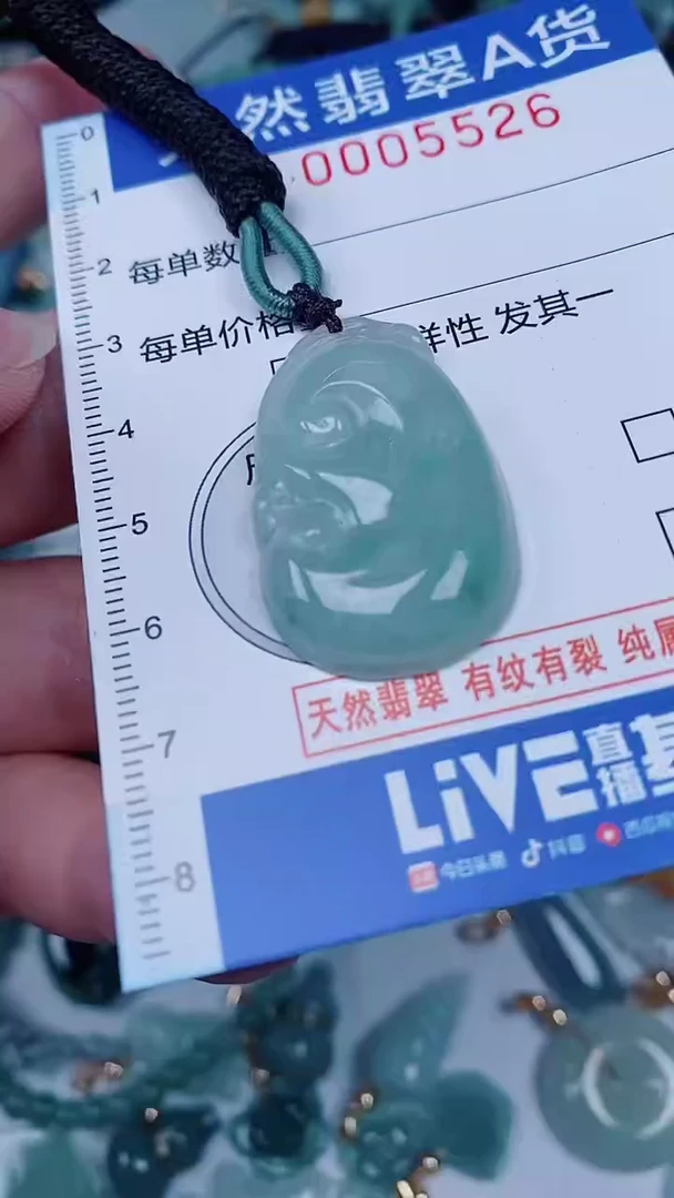 翡翠未镶嵌颈饰00005526