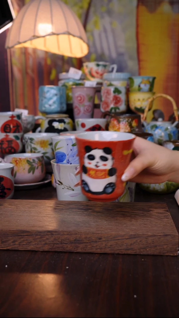 杯子泥垚手作 景德镇手工手绘陶瓷器物