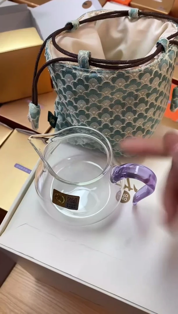 晶悦浅紫+茶事包猫爪