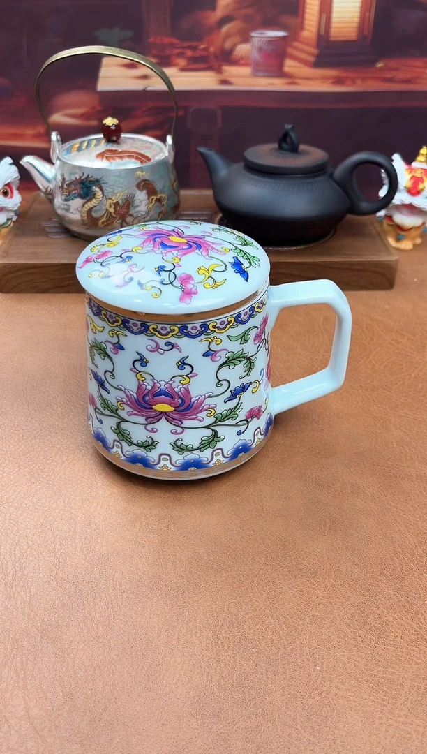 陶瓷茶具摆件旅行套组