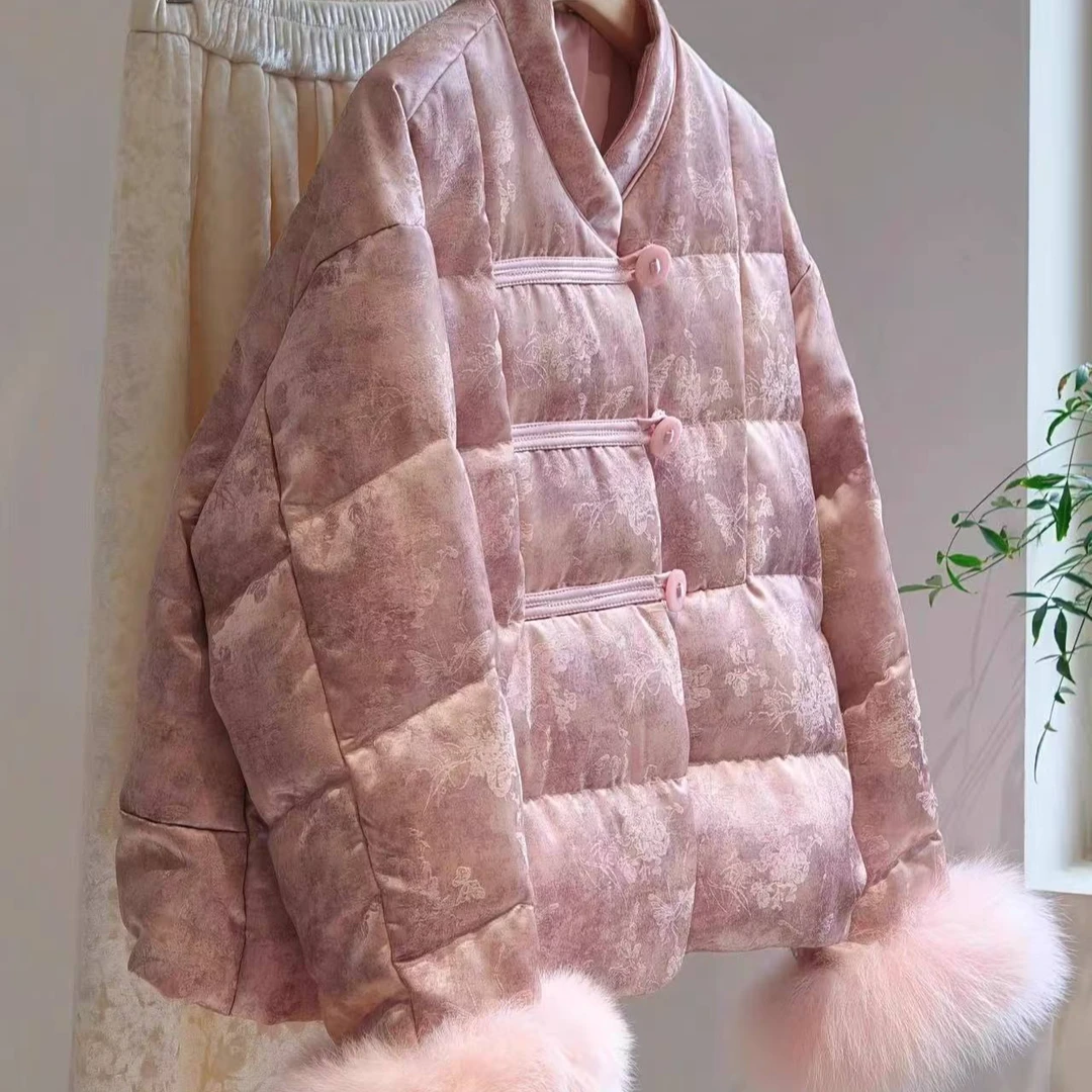 【加棉】梨涡--新中式加棉设计师高定轻奢宽松休闲复古圆领国潮