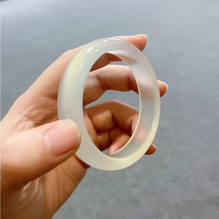 【李总宠粉】纯天然高冰高透玉镯多样性发其一高冰透玉手镯Q013珍藏