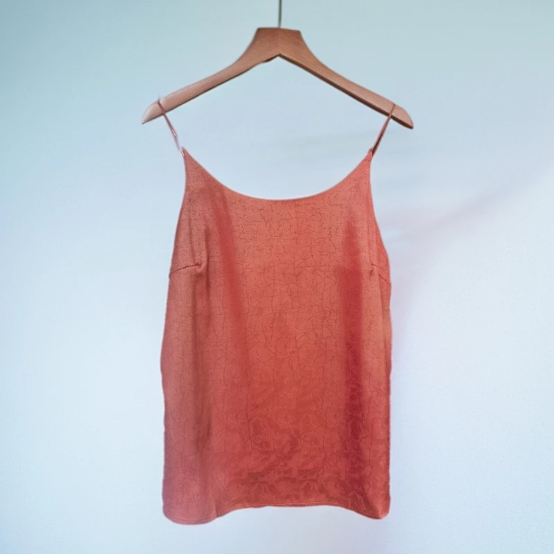 227【云锦坊】新款通勤运动瑜伽舒适时尚夏季红色纯色吊带