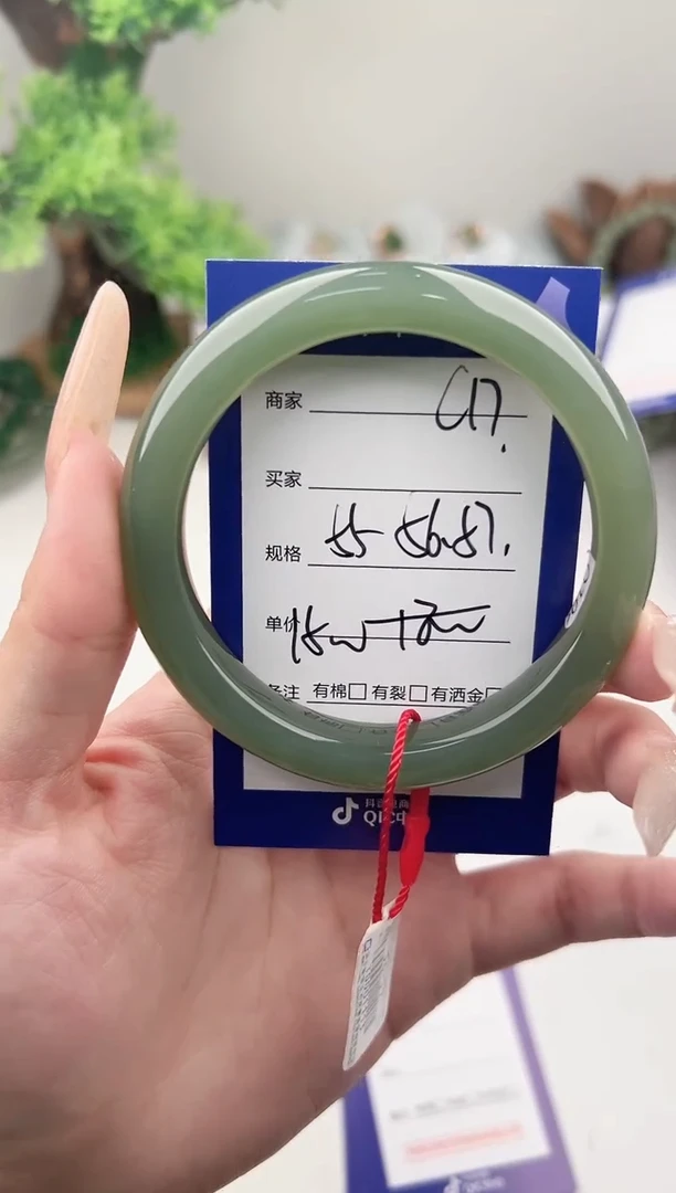 未镶嵌手镯和田玉微色差C17