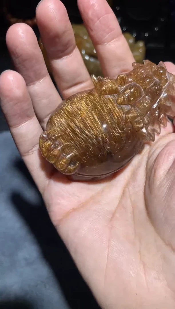 【闪购商品】水晶摆件未镶嵌发晶摆件（多样性发其一）
