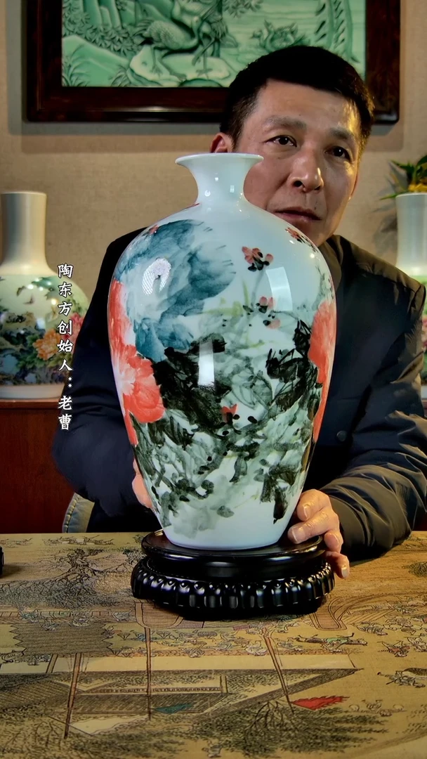【闪购商品】其他景德镇陶东方陶瓷艺术作品花瓶瓷板画摆件
