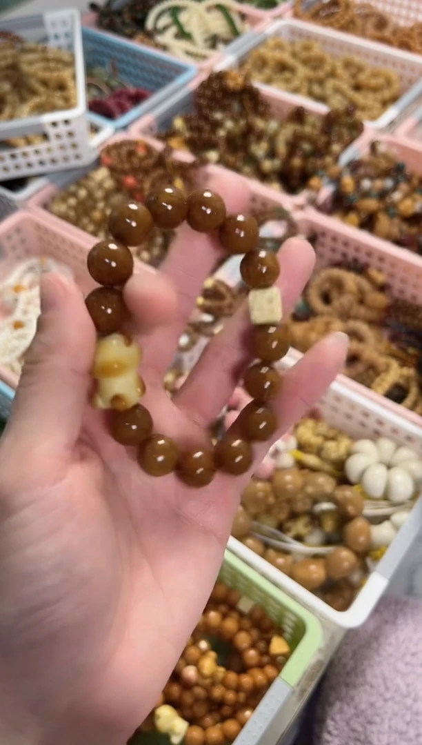 【闪购商品】菩提根/象牙果手串紫金鼠搭配小熊