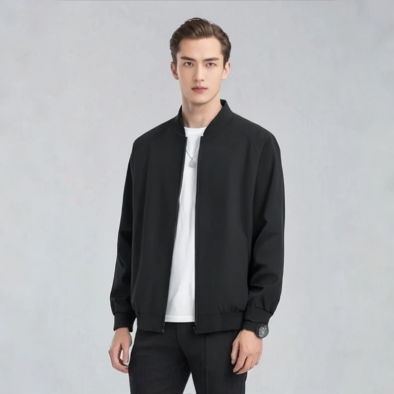 潮流行政穿搭男士夹克休闲薄款男生夹克夹克男秋季外套外套男秋季