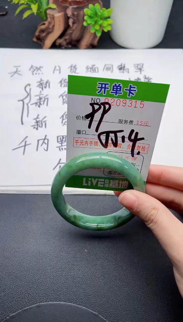 未镶嵌手镯翡翠15天然翡翠A货