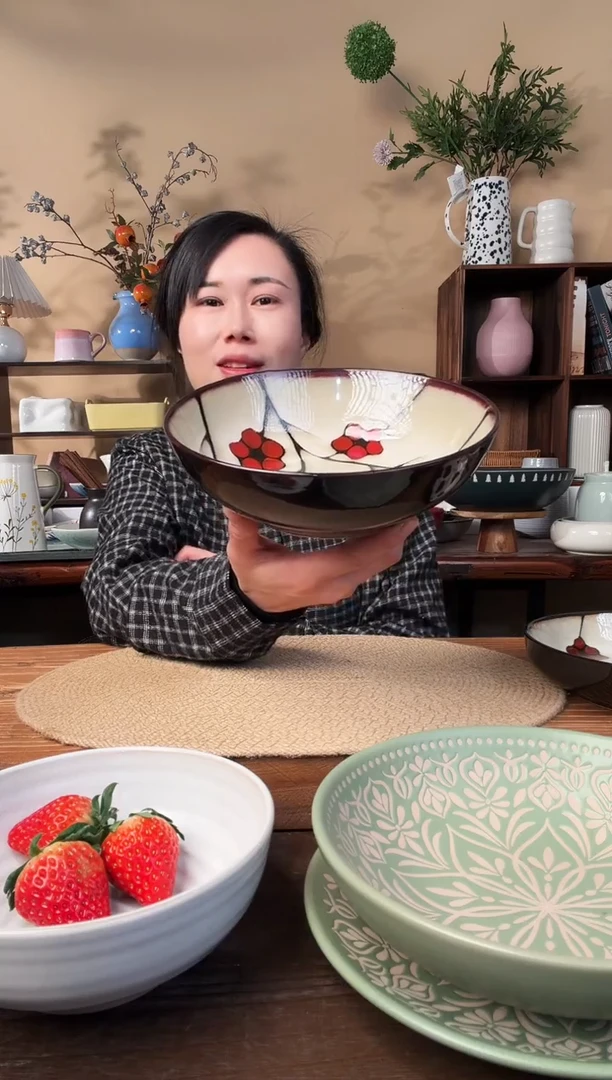 7.9英寸梅花碗微瑕