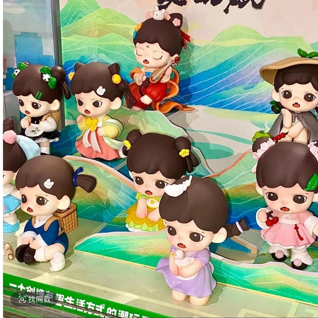 【国版】高品质玲珑赋系列盲盒隐藏款人间锦鲤手办明盒三代熊猫公仔